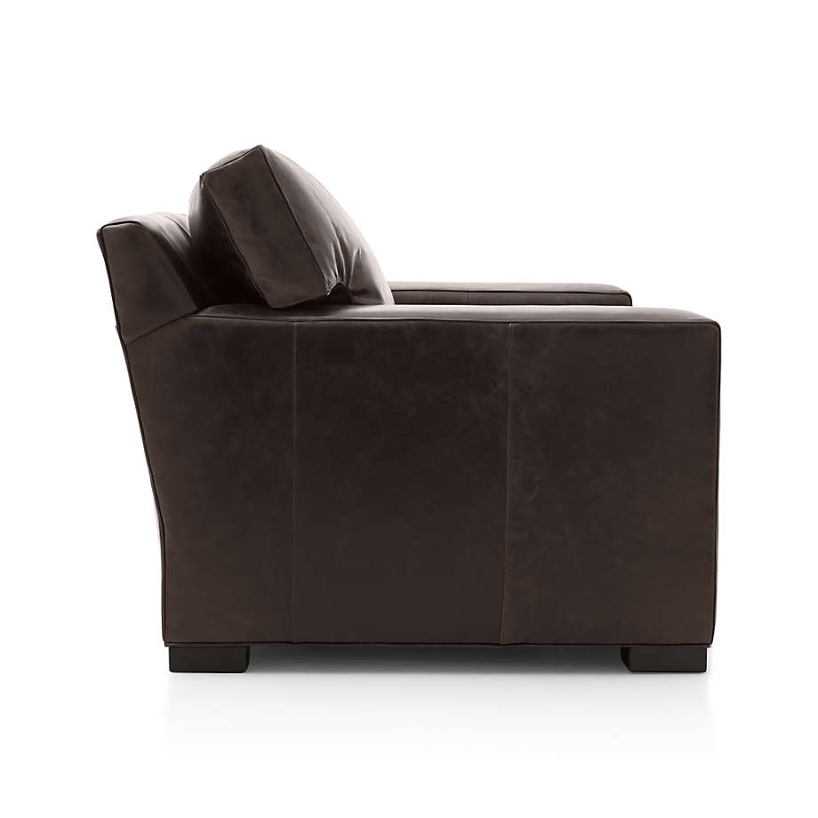 Axis Leather Twin Sleeper Chair Crate