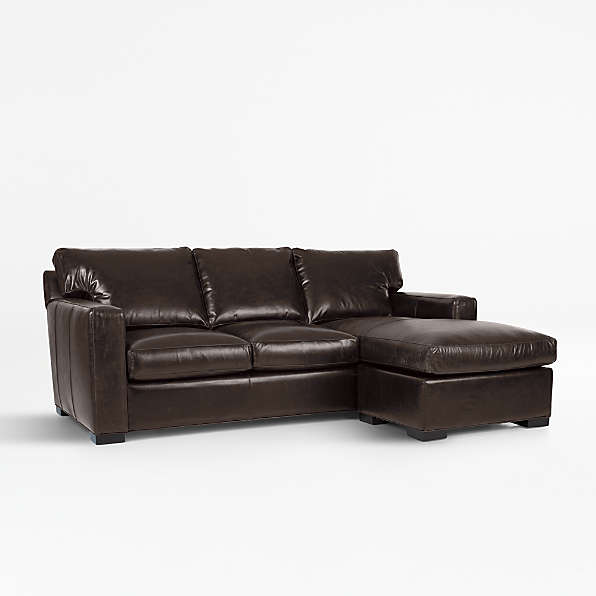 Leather Sectional Sleeper Sofas Crate, Leather Sofa Sleeper Sectional