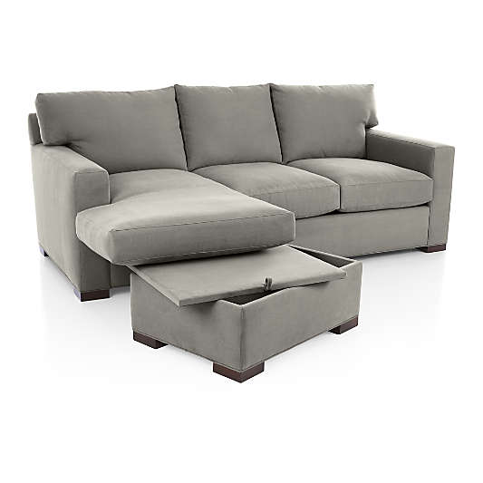 Axis 3-Seat Reversible Storage Chaise Lounge Sofa