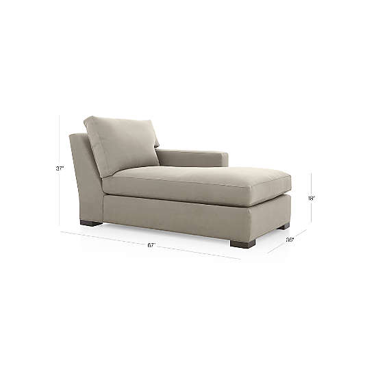 Axis Right-Arm Chaise Lounge Sectional Piece