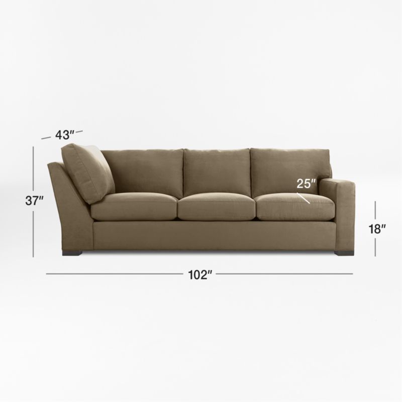 View Axis Right Arm Corner Sofa - image 3 of 6