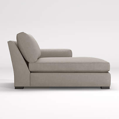 crate and barrel lounge ii double chaise