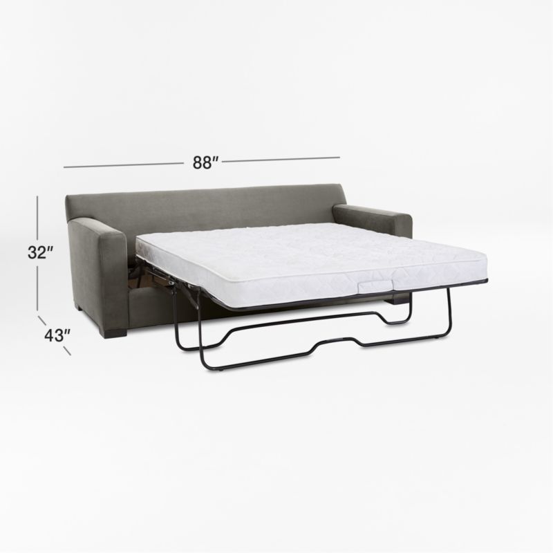 View Axis 2-Seat Queen Sleeper Sofa with Air Mattress - image 2 of 12