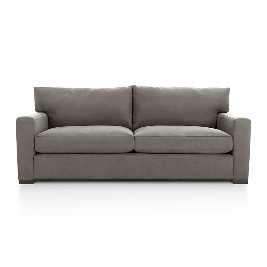 Axis II Grey 2 Seat Sofa Crate Barrel