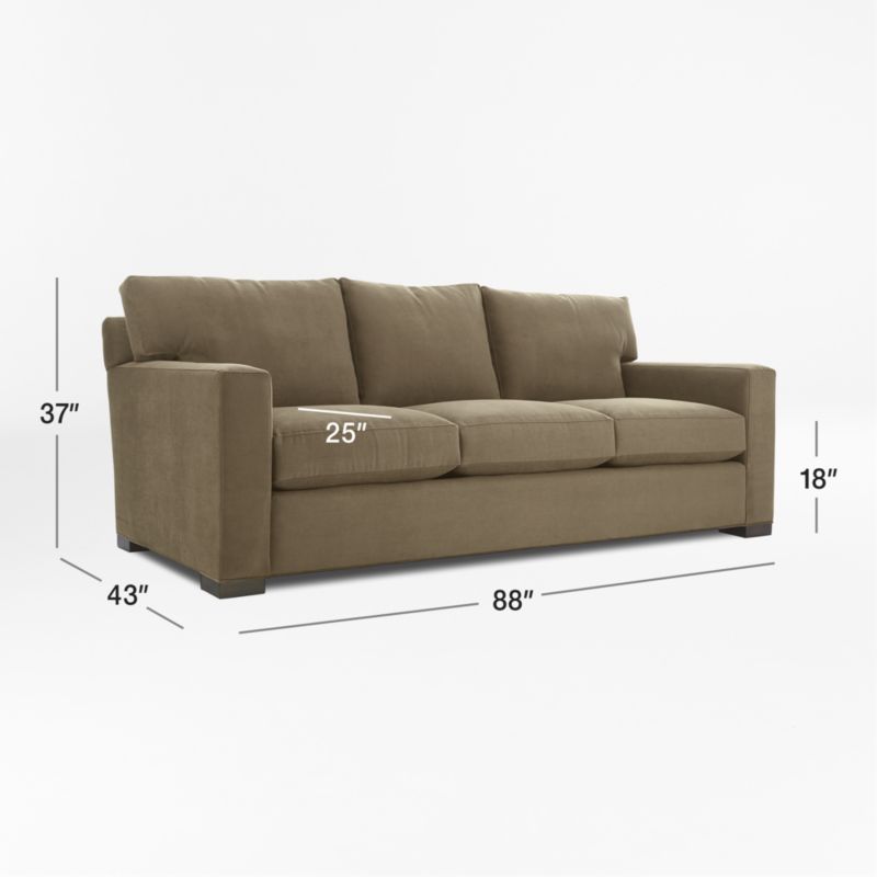 View Axis 3-Seat Queen Sleeper Sofa with Air Mattress - image 2 of 12