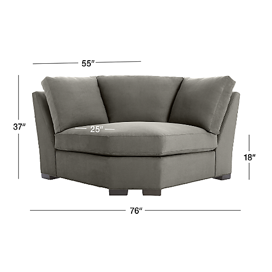 Axis Wedge Chair Sectional Piece