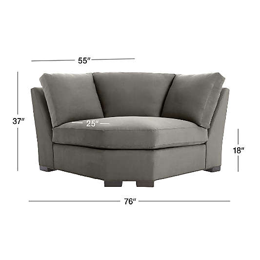 Axis Wedge Chair Sectional Piece