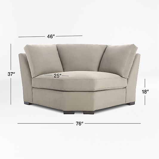 Axis Wedge Chair Sectional Piece