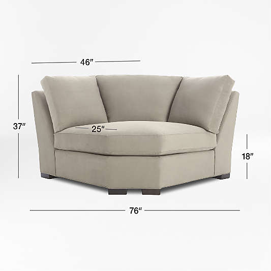 Axis Wedge Chair Sectional Piece