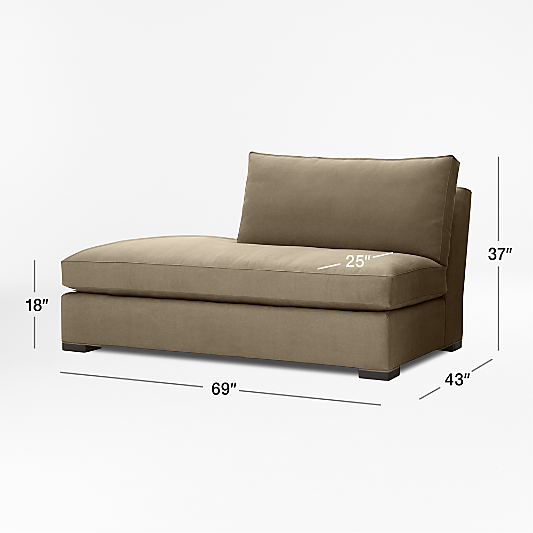 Axis Left-Arm Bumper Sectional Piece
