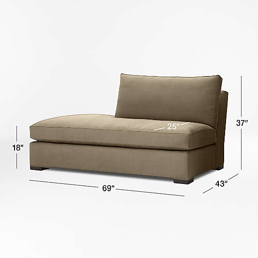 Axis Left-Arm Bumper Sectional Piece