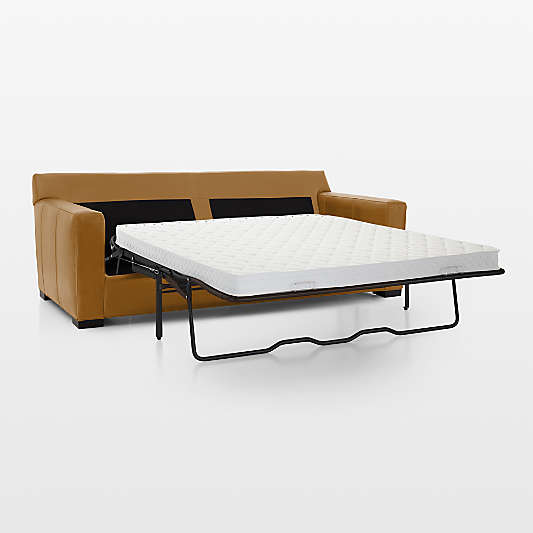 Axis 2-Seat 88" Leather Queen Sleeper Sofa