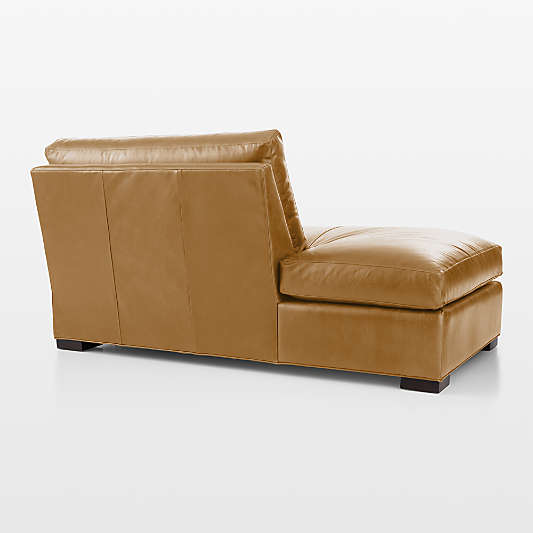 Axis Leather Left Bumper Sofa