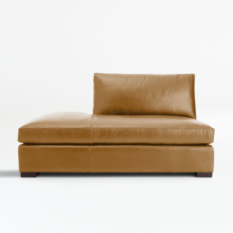 Axis Leather Left Bumper Sofa - image 0 of 5