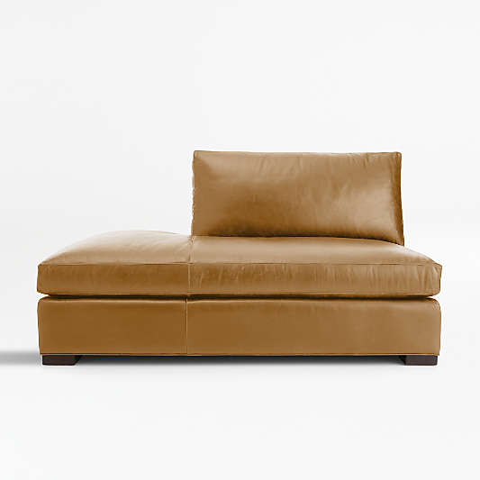 Axis Leather Left Bumper Sofa