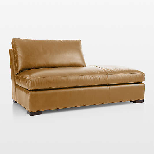 Axis Leather Right-Arm Bumper Sectional Piece