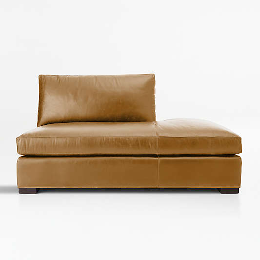 Axis Leather Right Bumper Sofa