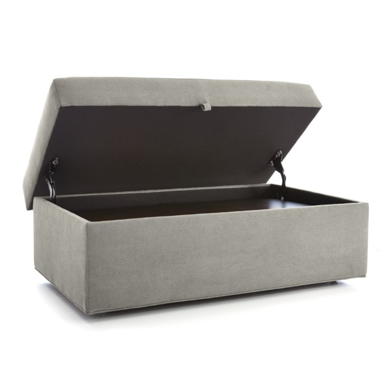 Axis Storage Ottoman with Tray and Casters - image 4 of 8