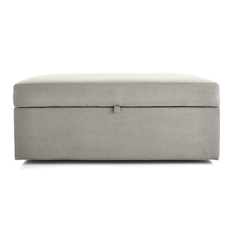 Axis Storage Ottoman with Tray and Casters - image 3 of 8