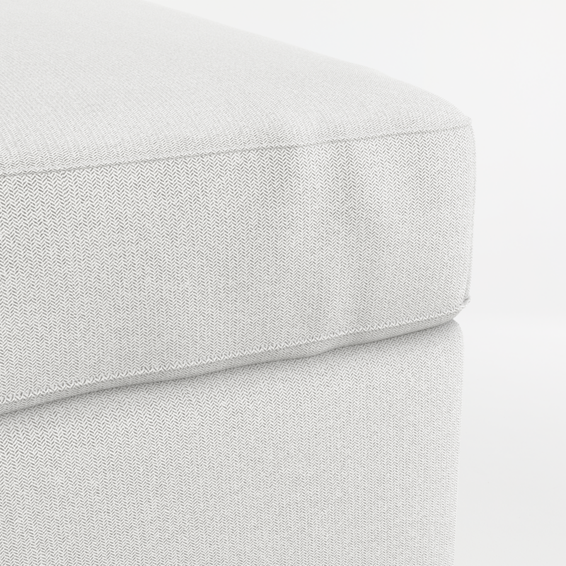 Axis 43" Storage Ottoman with Tray and Casters - image 7 of 7