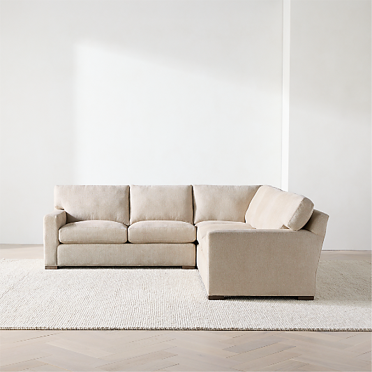 Axis 3-Piece L-Shaped Sectional Sofa