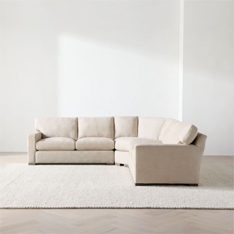 Axis 3-Piece L-Shaped Wedge Sectional Sofa - image 6 of 14