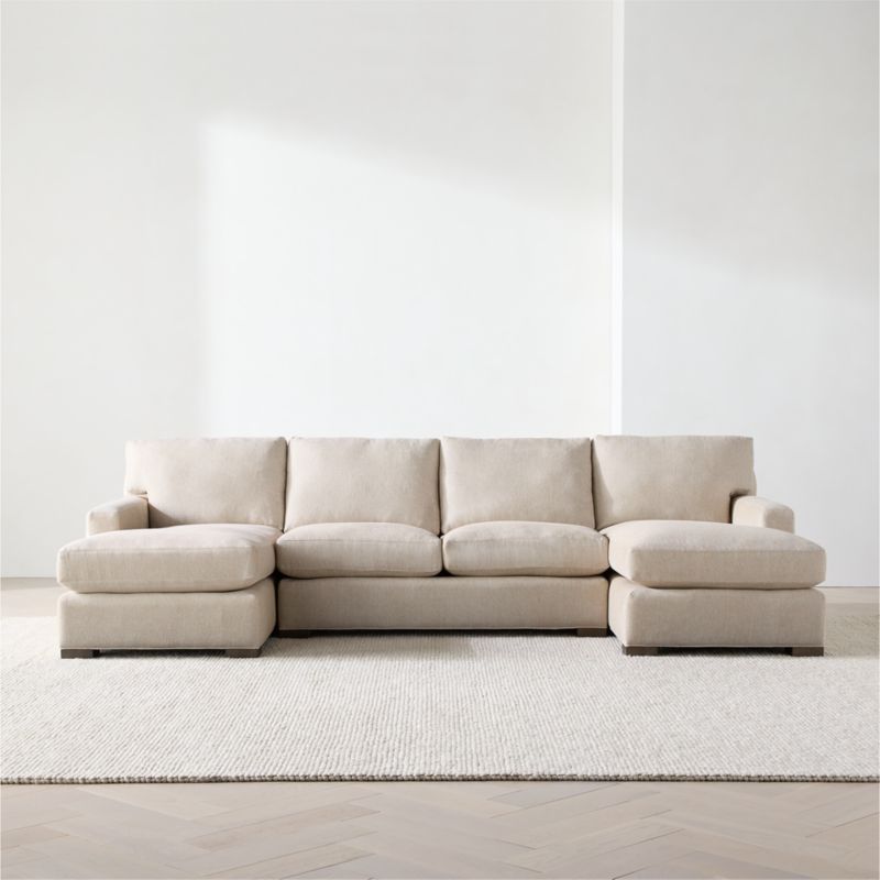 Axis 3-Piece U-Shaped Sectional Sofa with Double Chaise Lounge - image 6 of 14