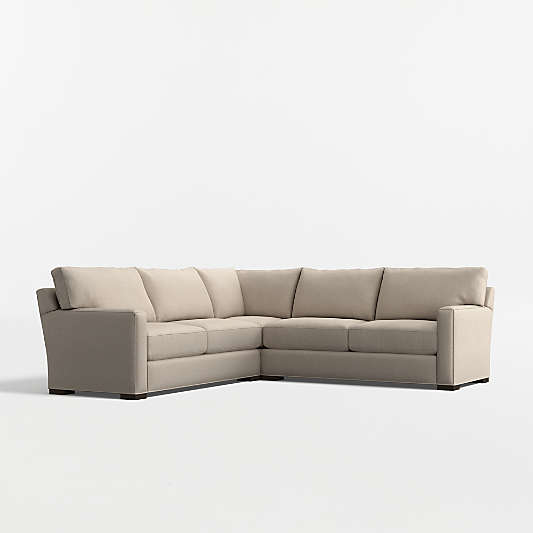 Axis 3-Piece L-Shaped Sectional Sofa
