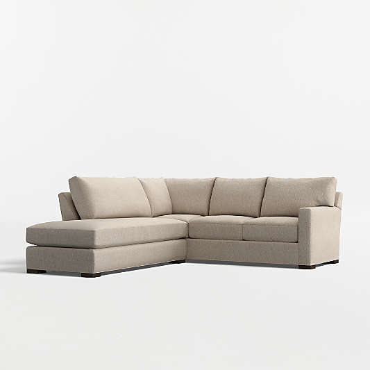 Axis Classic 2-Piece L-Shaped Sectional Sofa with Bumper