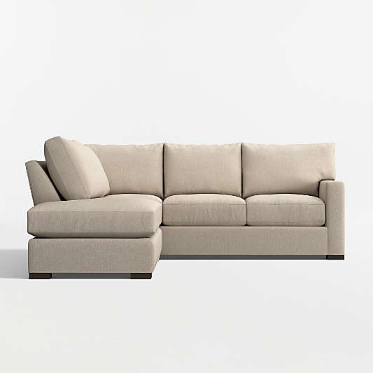 Axis Classic 2-Piece L-Shaped Sectional Sofa with Bumper