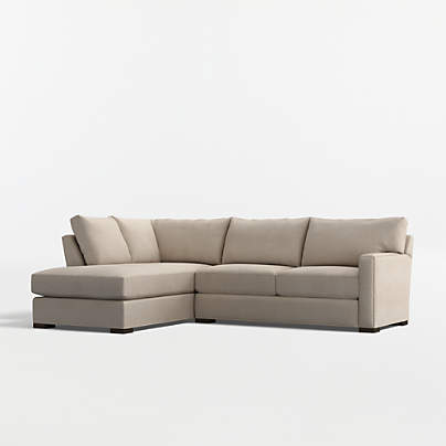 Axis Classic 2-Piece L-Shaped Sectional Sofa with Corner Bumper