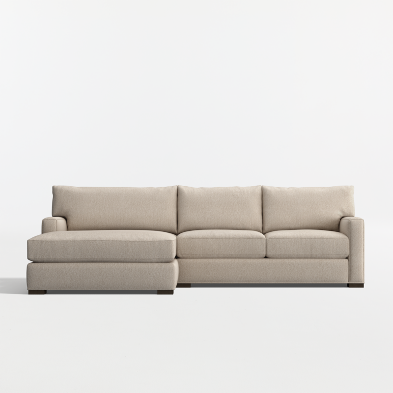 Axis Classic 2-Piece Sectional Sofa with Extra Wide Chaise Lounge - image 0 of 14