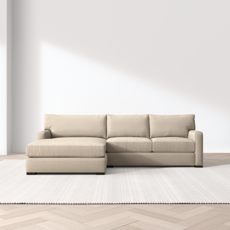 Axis Classic 2-Piece Sectional Sofa with Extra Wide Chaise Lounge - image 4 of 14