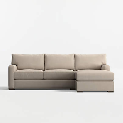 Axis Classic 2-Piece Sectional Sofa with Chaise Lounge