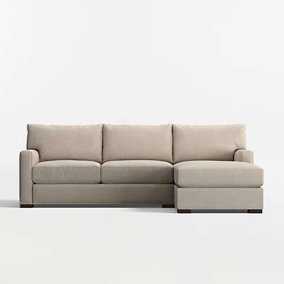 Axis Classic 2-Piece Sectional Sofa with Chaise Lounge