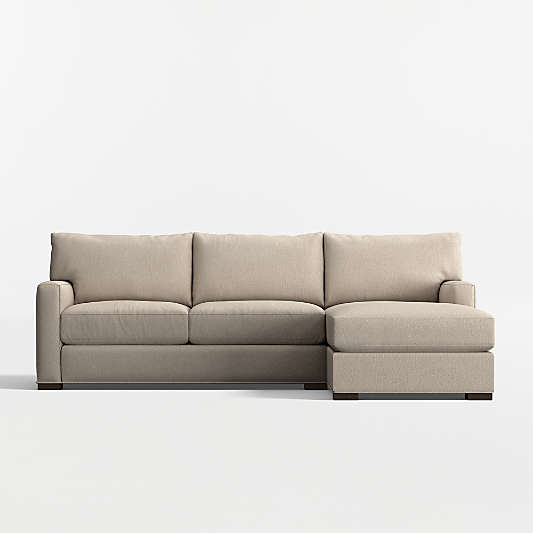 Axis Classic 2-Piece Sectional Sofa with Chaise Lounge
