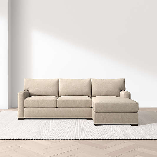 Axis Classic 2-Piece Sectional Sofa with Chaise Lounge