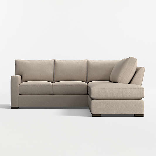 Axis Classic 2-Piece L-Shaped Sectional Sofa with Bumper