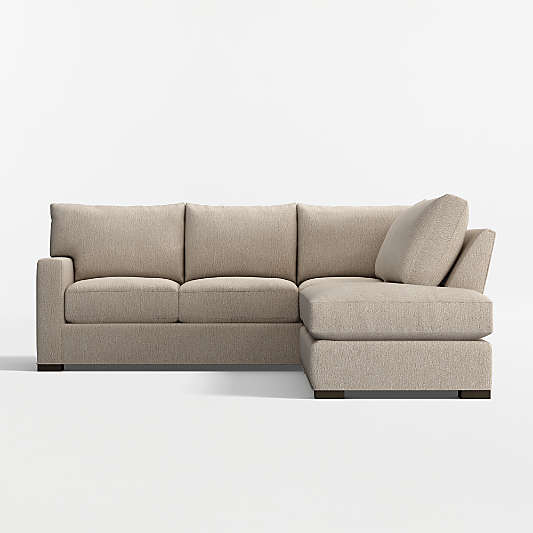 Axis Classic 2-Piece L-Shaped Sectional Sofa with Bumper