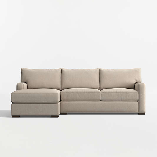 Axis Classic 2-Piece Sectional Sofa with Chaise Lounge