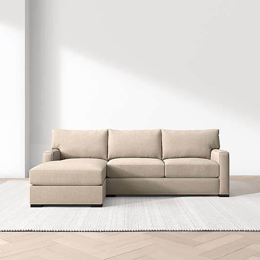 Axis Classic 2-Piece Sectional Sofa with Chaise Lounge