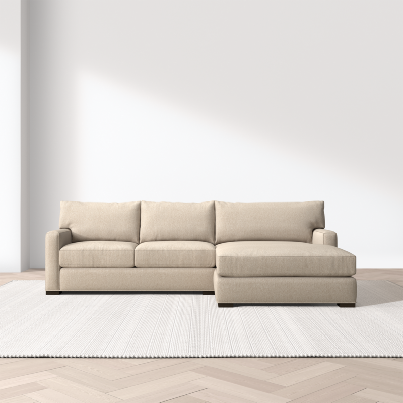 Axis Classic 2-Piece Sectional Sofa with Extra Wide Chaise Lounge - image 4 of 14
