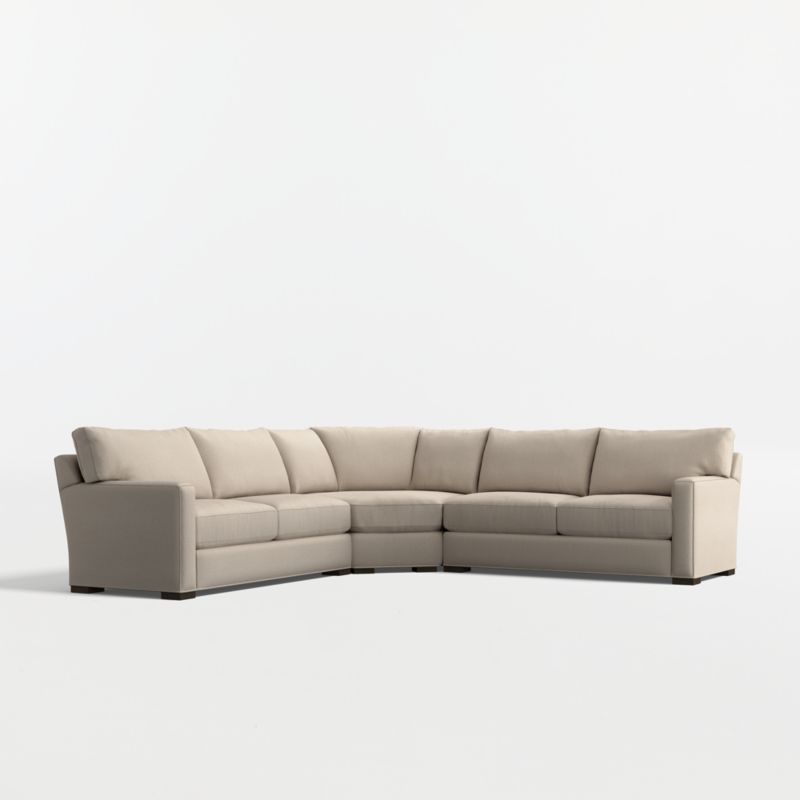 Axis Classic 3-Piece L-Shaped Wedge Sectional Sofa - image 2 of 13