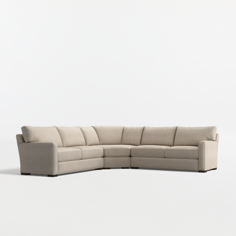 Axis Classic 3-Piece L-Shaped Wedge Sectional Sofa - image 0 of 14