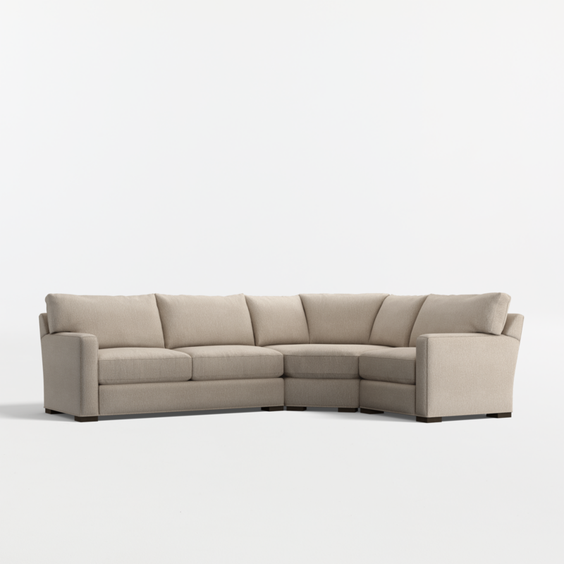 Axis Classic 3-Piece L-Shaped Wedge Sectional Sofa - image 0 of 14