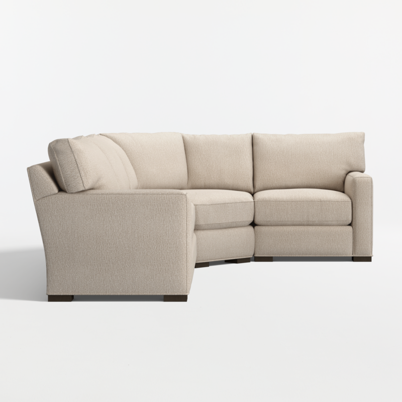 Axis Classic 3-Piece L-Shaped Wedge Sectional Sofa - image 12 of 14