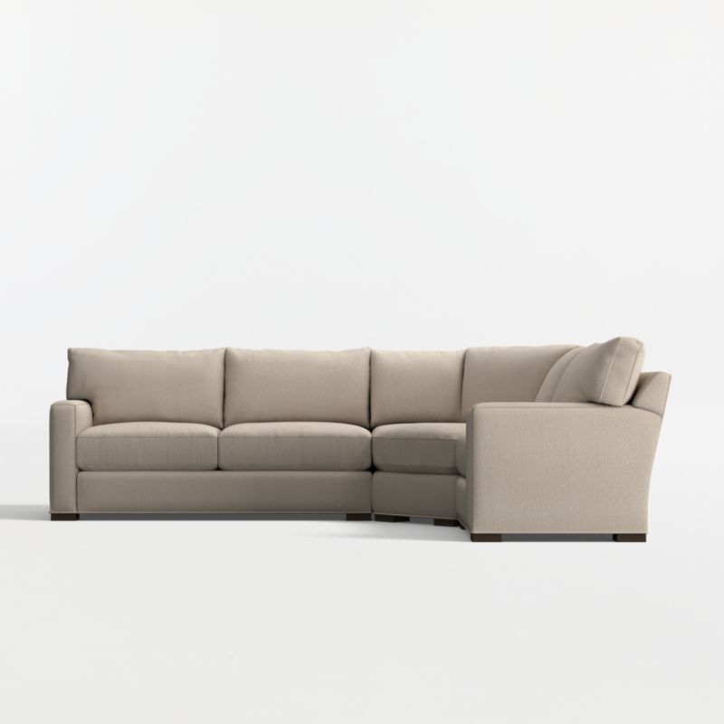 Axis Classic 3-Piece L-Shaped Wedge Sectional Sofa - image 11 of 13