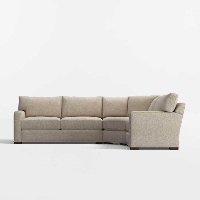 Axis Classic 3-Piece L-Shaped Wedge Sectional Sofa - image 11 of 14