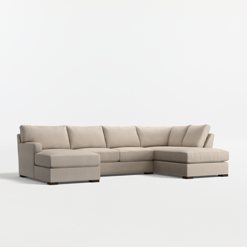 Axis Classic 3-Piece U-Shaped Sectional Sofa with Right-Arm Corner Bumper - image 11 of 14