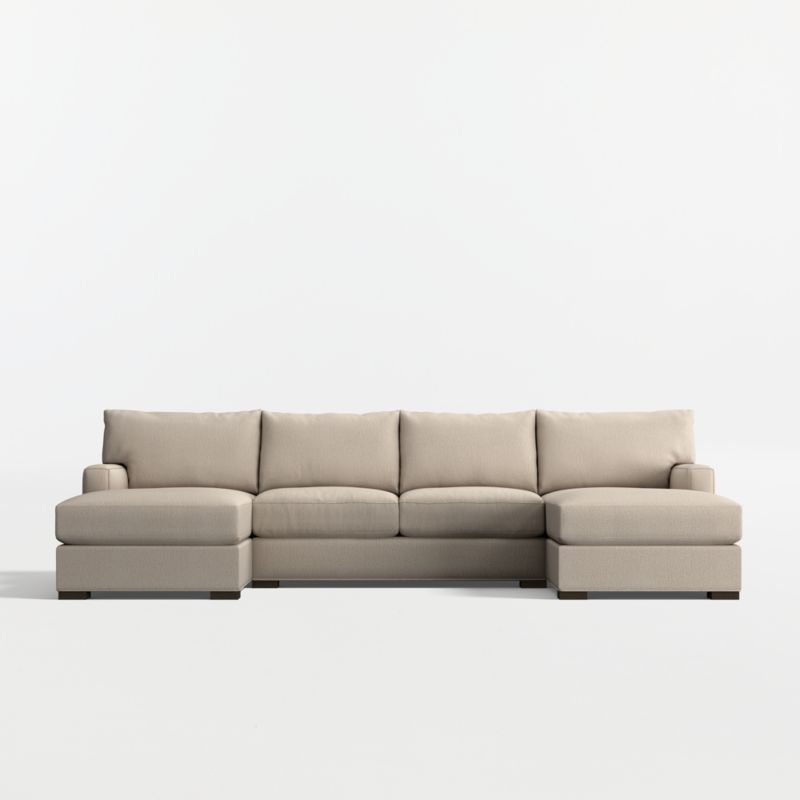 Axis 3-Piece U-Shaped Sectional Sofa with Double Chaise Lounge - image 3 of 15